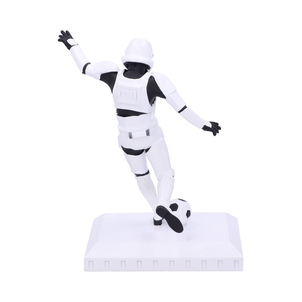STAR WARS STORMTROOPER BACK OF THE NET FOOTBALLER STATUA FIGURE NEMESIS NOW