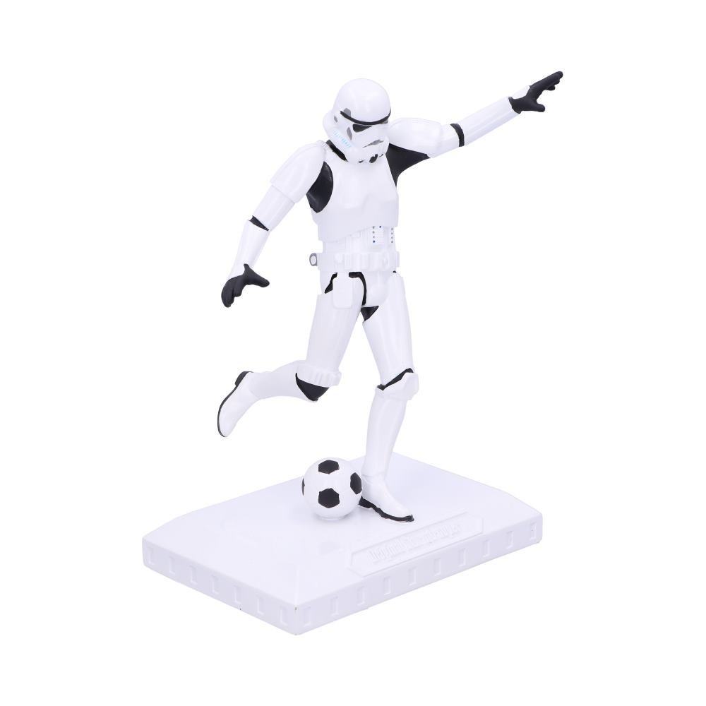 STAR WARS STORMTROOPER BACK OF THE NET FOOTBALLER STATUA FIGURE NEMESIS NOW