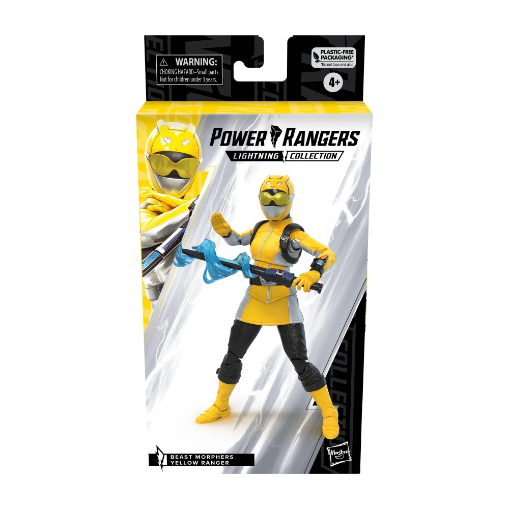 HASBRO POWER RANGERS BEAST MORPHERS YELLOW RANGER ACTION FIGURE