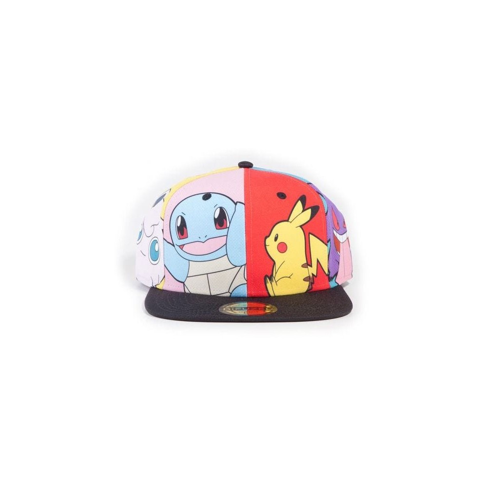 POKEMON MULTI POP ART BASEBALL CAP CAPPELLO DIFUZED
