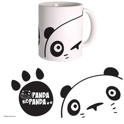 PANDA KOPANDA PAPANDA FACE TAZZA IN CERAMICA SEMIC