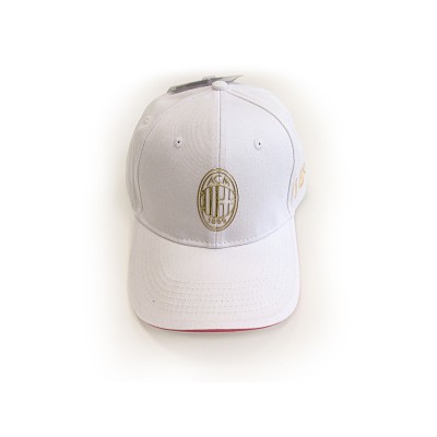CAPPELLO BASEBALL CAP AC MILAN 1899 UFFICIALE BIANCO