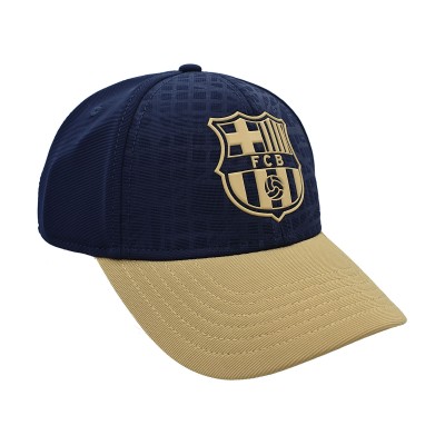 CAPPELLO BASEBALL CAP FC BARCELLONA UFFICIALE BARCELONA BARCA BLUE BEIGE
