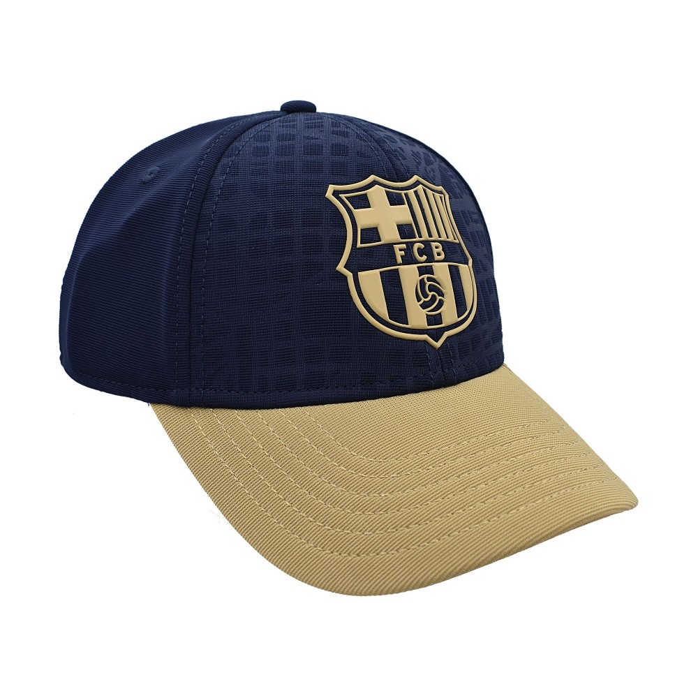 BASEBALL CAP FC BARCELLONA UFFICIALE BARCELONA BARCA BLUE BEIGE