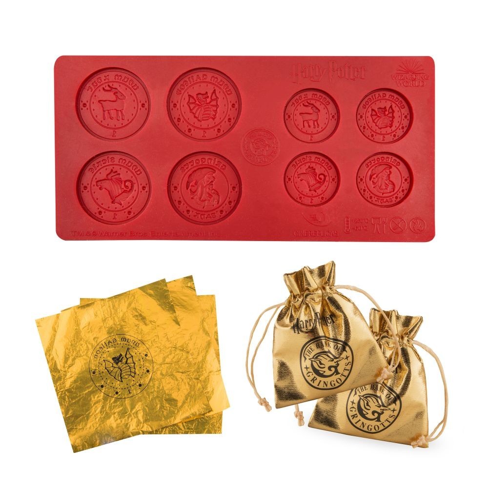 CINEREPLICAS HARRY POTTER GRINGOTTS BANK CHOCOLATE COINS MOLD