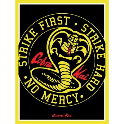 COBRA KAI LOGO CANVAS PRINT 60 X 80 CM STAMPA SU TELA PYRAMID INTERNATIONAL