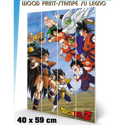 PYRAMID INTERNATIONAL DRAGON BALL Z BATTLE CLASH WOOD PRINT 60X40 CM