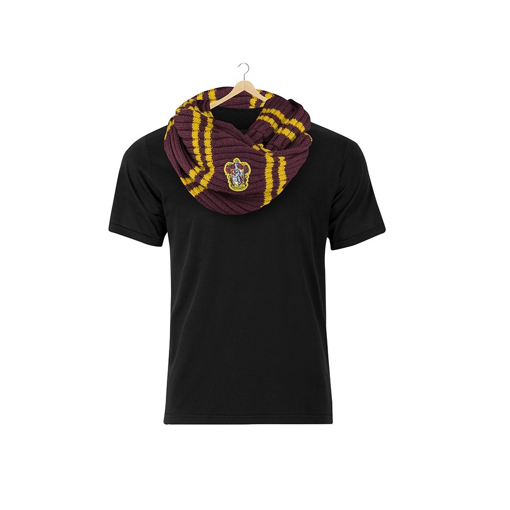 HARRY POTTER GRIFFINDOR GRIFONDORO INFINITE SCARF SCIARPA AD ANELLO CINEREPLICAS