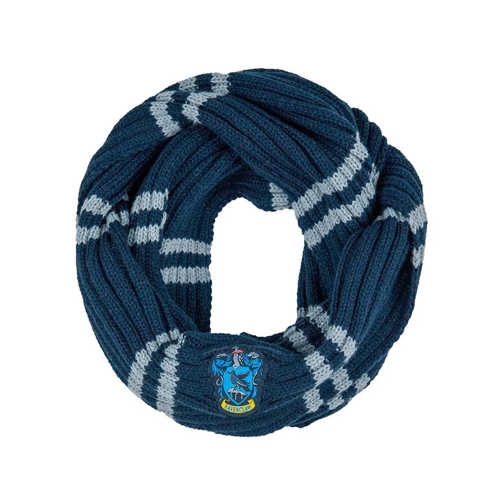 HARRY POTTER RAVENCLAW CORVONERO INFINITE SCARF SCIARPA AD ANELLO CINEREPLICAS