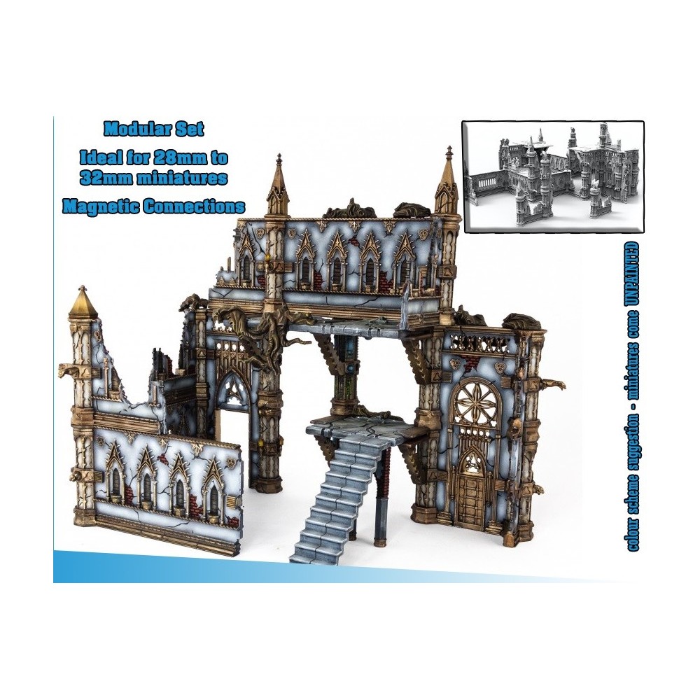 RAMPART SCENARIES ETERNAL CATHEDRAL CORE SET AMBIENTAZIONE SCENARIO ARCHON STUDIO