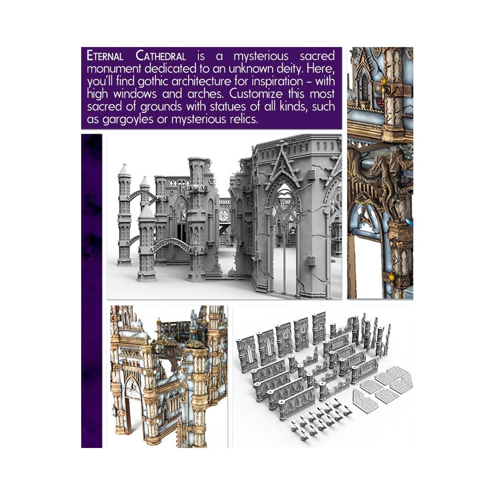 RAMPART SCENARIES ETERNAL CATHEDRAL CORE SET AMBIENTAZIONE SCENARIO ARCHON STUDIO