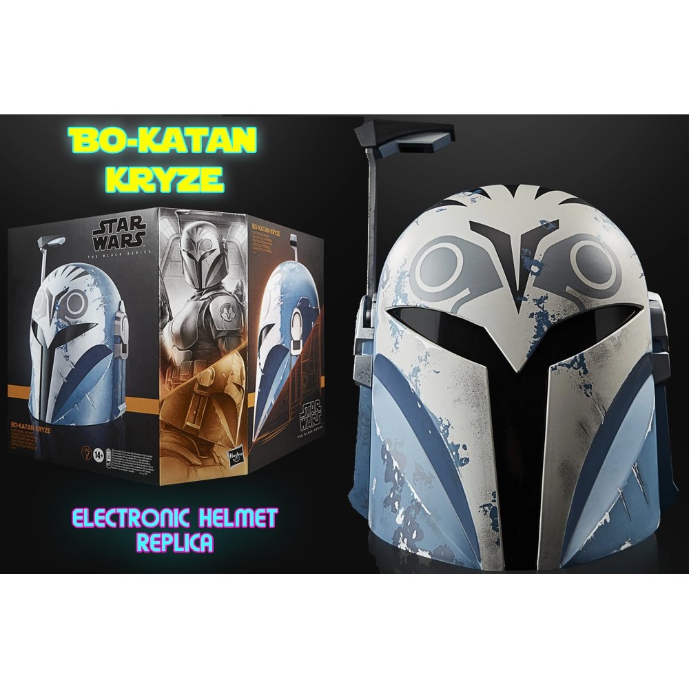 STAR WARS ELECTRONIC HELMET BO-KATAN KRYZE FULL SCALE CASCO 1/1 HASBRO