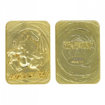 YU-GI-OH! LIMITED EDITION BABY DRAGON 24 KARAT GOLD PLATED CARTA IN METALLO PLACCATA ORO FANATTIK