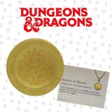 FANATTIK DUNGEONS AND DRAGONS 24 KARAT GOLD PLATED AMULET OF HEALTH MEDALLION REPLICA