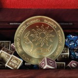 FANATTIK DUNGEONS AND DRAGONS 24 KARAT GOLD PLATED AMULET OF HEALTH MEDALLION REPLICA