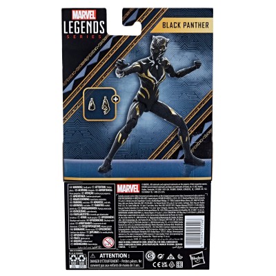 HASBRO MARVEL LEGENDS BLACK PANTHER WAKANDA FOREVER BLACK PANTHER ACTION FIGURE