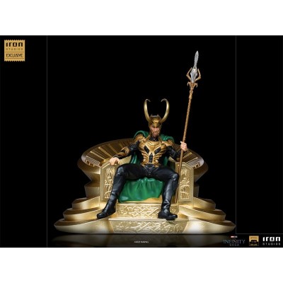 THE INFINITY SAGA LOKI BDS ART SCALE DELUXE 1/10 STATUA FIGURE IRON STUDIOS