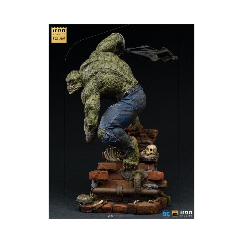 IRON STUDIOS DC COMICS KILLER CROC BDS ART SCALE DELUXE 1/10 STATUE FIGURE