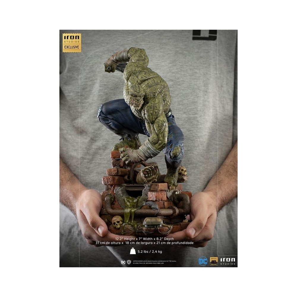 IRON STUDIOS DC COMICS KILLER CROC BDS ART SCALE DELUXE 1/10 STATUE FIGURE