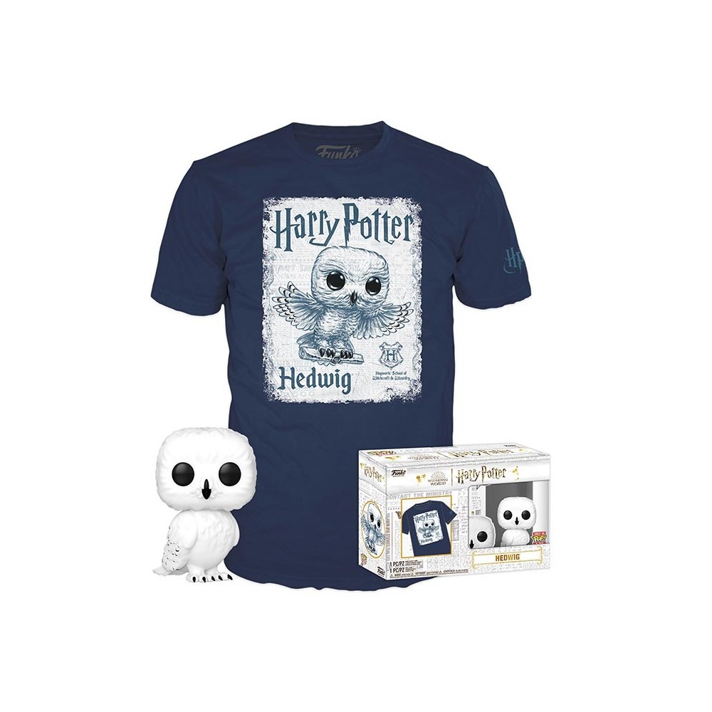 FUNKO POP! TEE HARRY POTTER - EDVIGE FIGURE AND TSHIRT L SIZE FUNKO