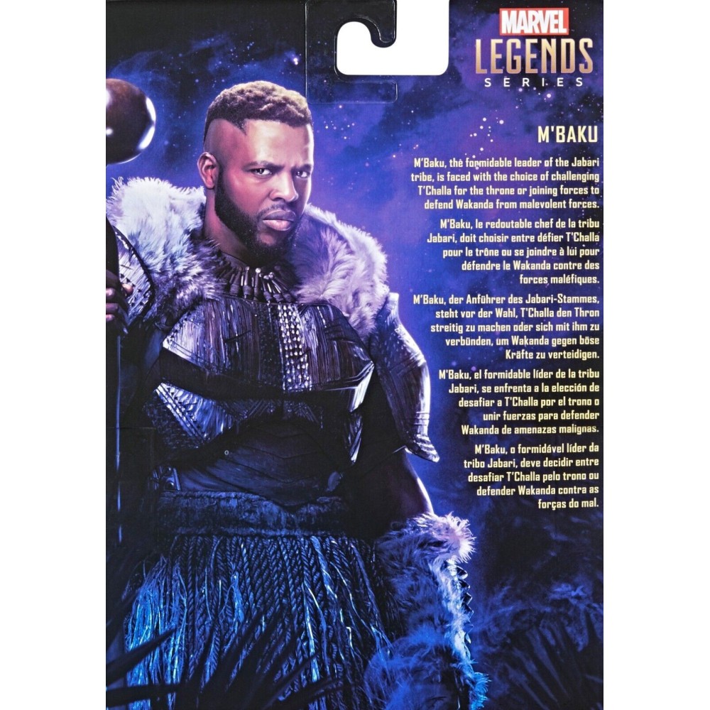 HASBRO MARVEL LEGENDS BLACK PANTHER M'BAKU ACTION FIGURE