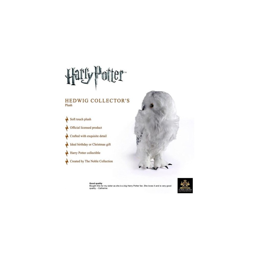 NOBLE COLLECTIONS HARRY POTTER - HEDWIG EDVIGE PELUCHE PLUSH 35 CM
