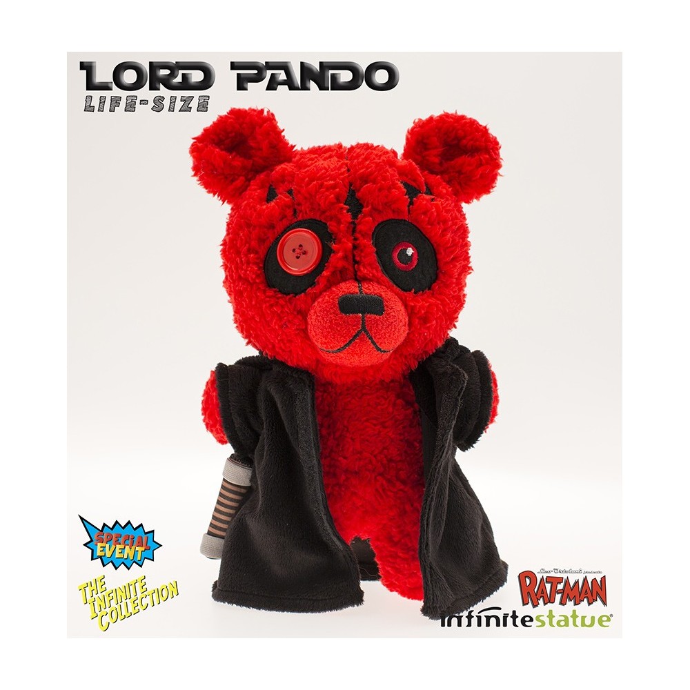 RAT-MAN COLLECTION LORD PANDO LIFE SIZE 30 CM PLUSH PELUCHES FIGURE LEO ORTOLANI INFINITE STATUE