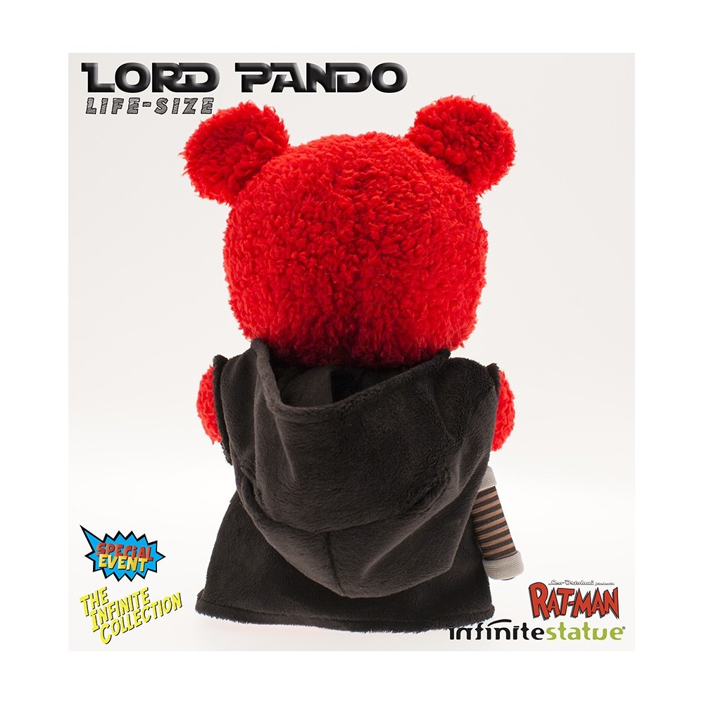 RAT-MAN COLLECTION LORD PANDO LIFE SIZE 30 CM PLUSH PELUCHES FIGURE LEO ORTOLANI INFINITE STATUE