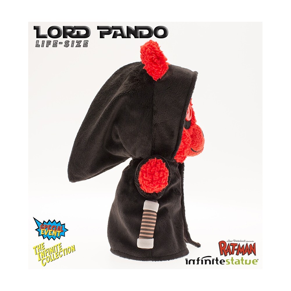 RAT-MAN COLLECTION LORD PANDO LIFE SIZE 30 CM PLUSH PELUCHES FIGURE LEO ORTOLANI INFINITE STATUE
