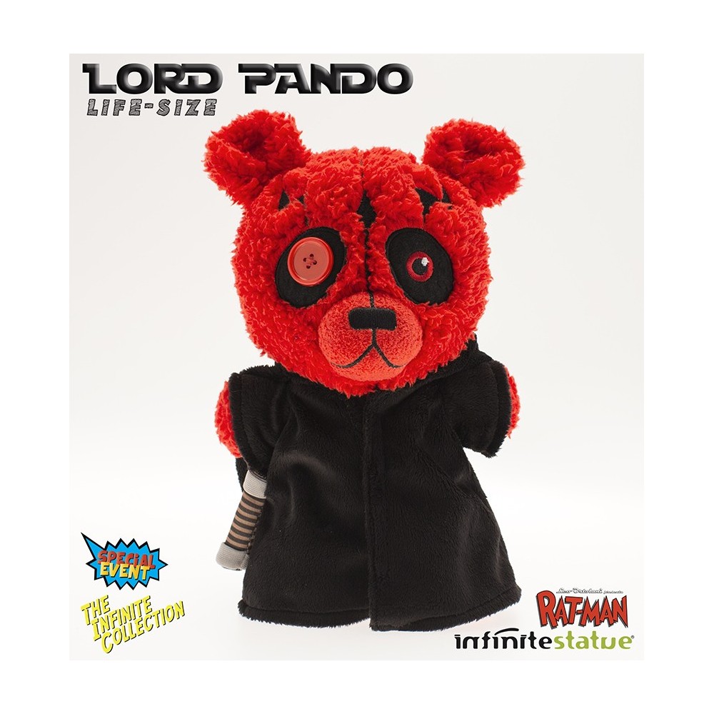 RAT-MAN COLLECTION LORD PANDO LIFE SIZE 30 CM PLUSH PELUCHES FIGURE LEO ORTOLANI INFINITE STATUE