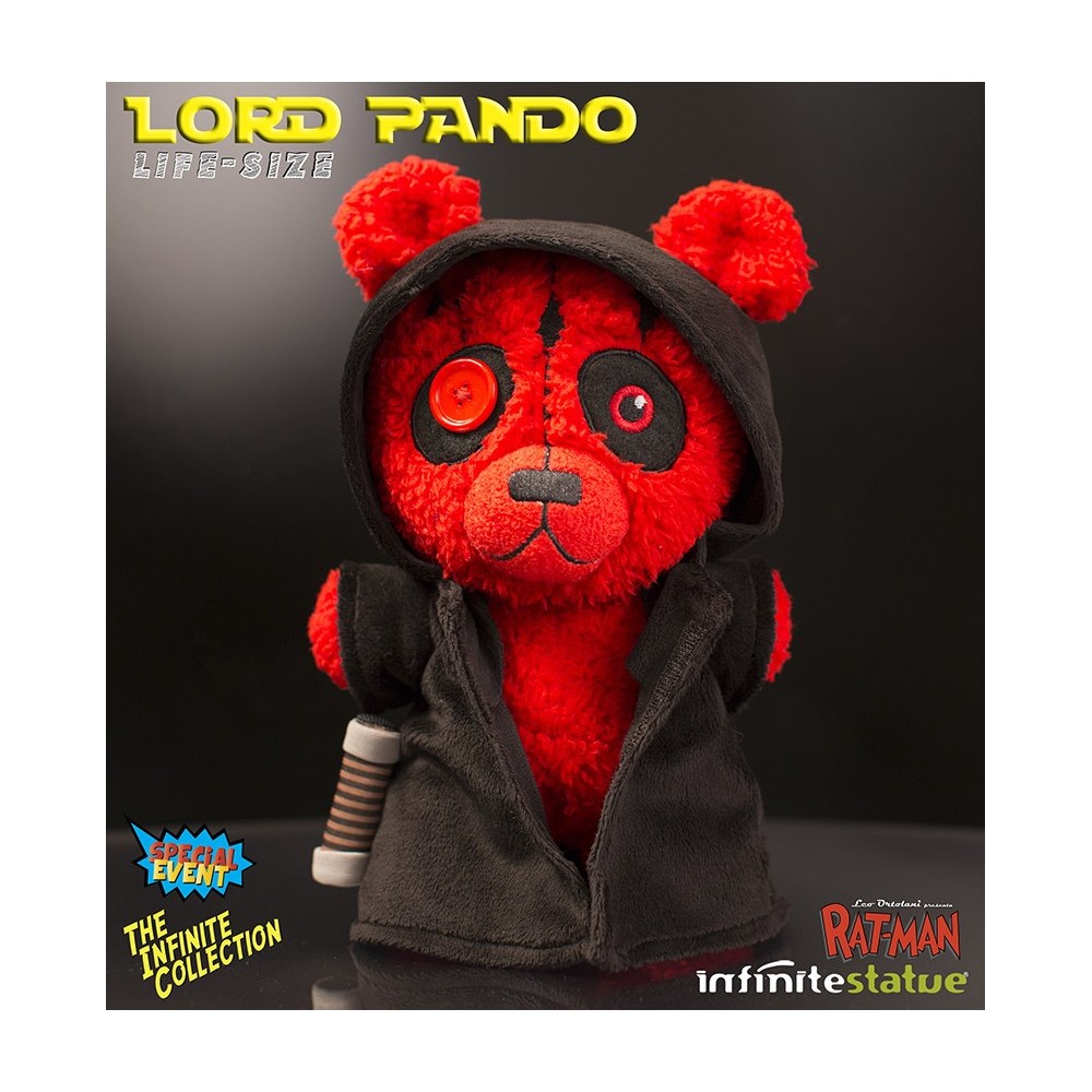 RAT-MAN COLLECTION LORD PANDO LIFE SIZE 30 CM PLUSH PELUCHES FIGURE LEO ORTOLANI INFINITE STATUE