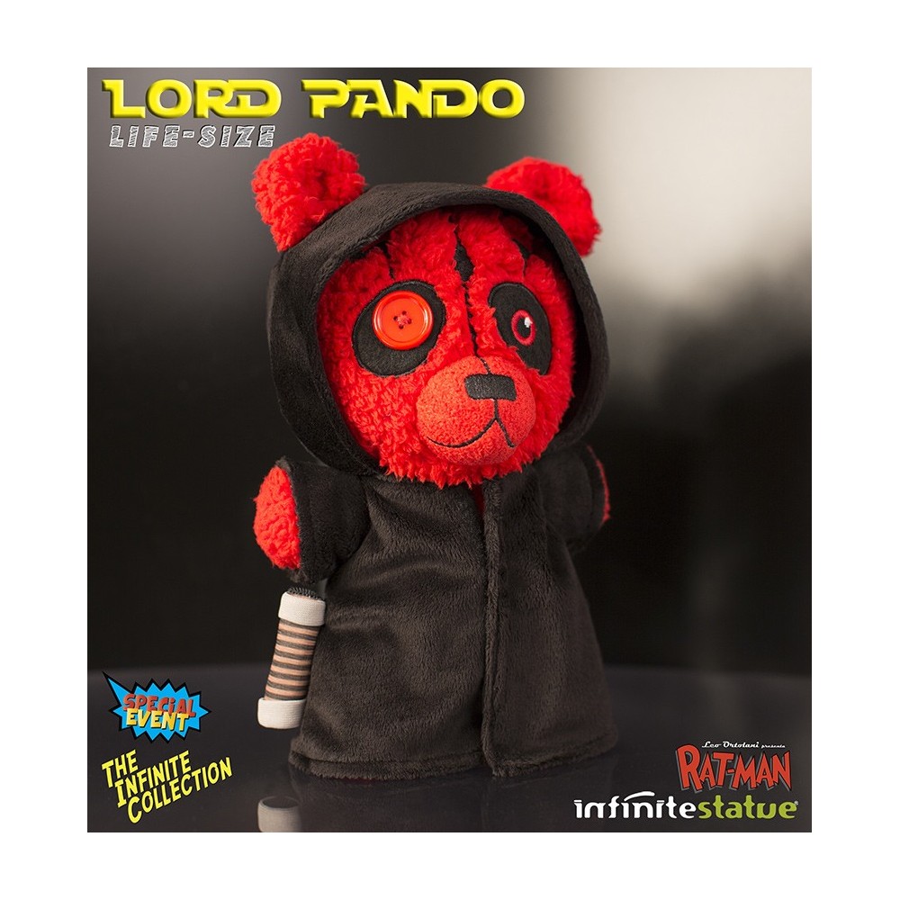 RAT-MAN COLLECTION LORD PANDO LIFE SIZE 30 CM PLUSH PELUCHES FIGURE LEO ORTOLANI INFINITE STATUE