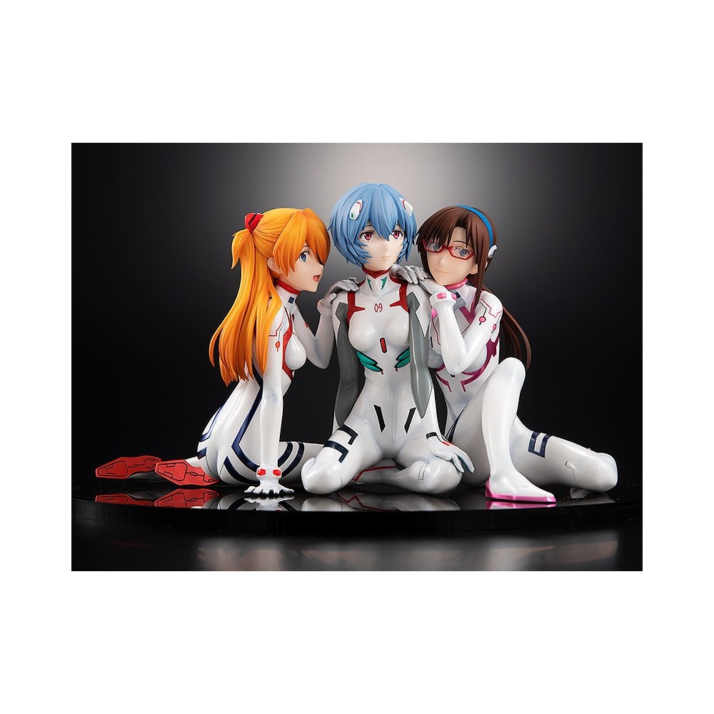 KADOKAWA EVANGELION 3.0+1.0 ASUKA REI AND MARI STATUE FIGURE