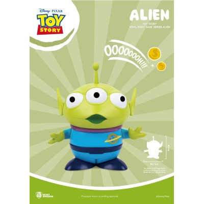 BEAST KINGDOM TOY STORY LARGE VINYL PIGGY BANK ALIEN STATUE FIGURE
