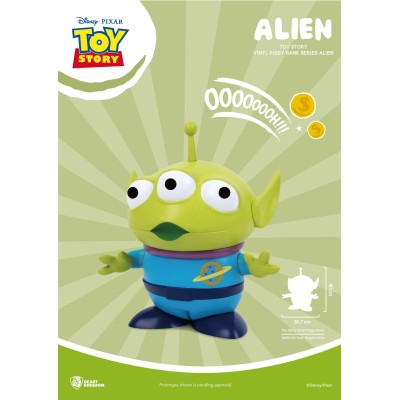 BEAST KINGDOM TOY STORY LARGE VINYL PIGGY BANK ALIEN STATUE FIGURE