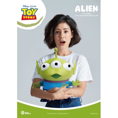 TOY STORY LARGE VINYL PIGGY BANK ALIEN STATUA FIGURE SALVADANAIO BEAST KINGDOM
