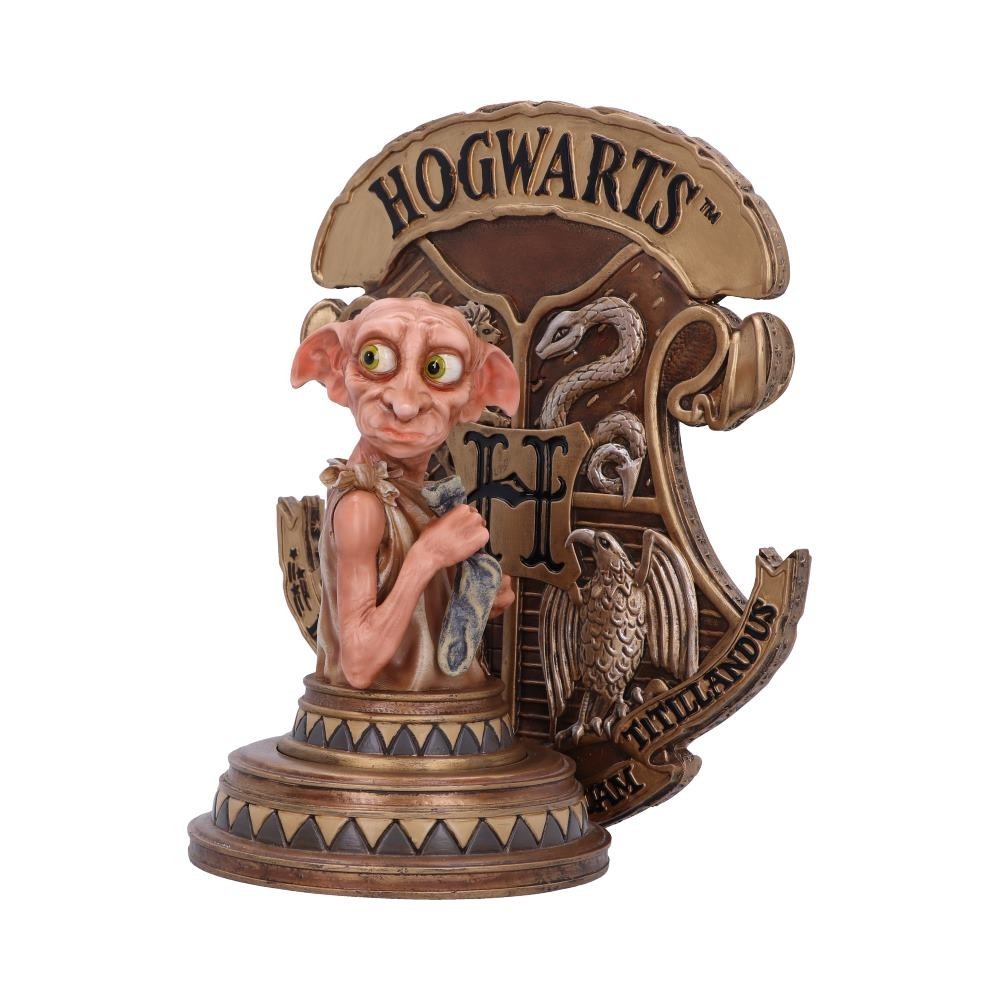 HARRY POTTER DOBBY SINGLE BOOKEND FERMALIBRI IN RESINA STATUA NEMESIS NOW