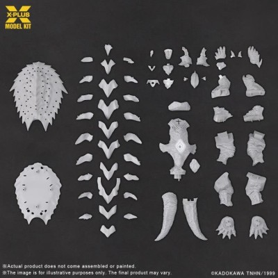 GODZILLA GAMERA 1999 MODEL KIT ACTION FIGURE X-PLUS