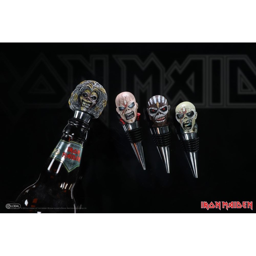 IRON MAIDEN EDDIE BOOK OF SOULS BOTTLE STOPPER TAPPO PER BOTTIGLIE NEMESIS NOW