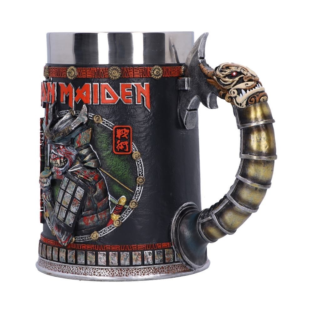 NEMESIS NOW IRON MAIDEN SENJUTSU TANKARD RESIN