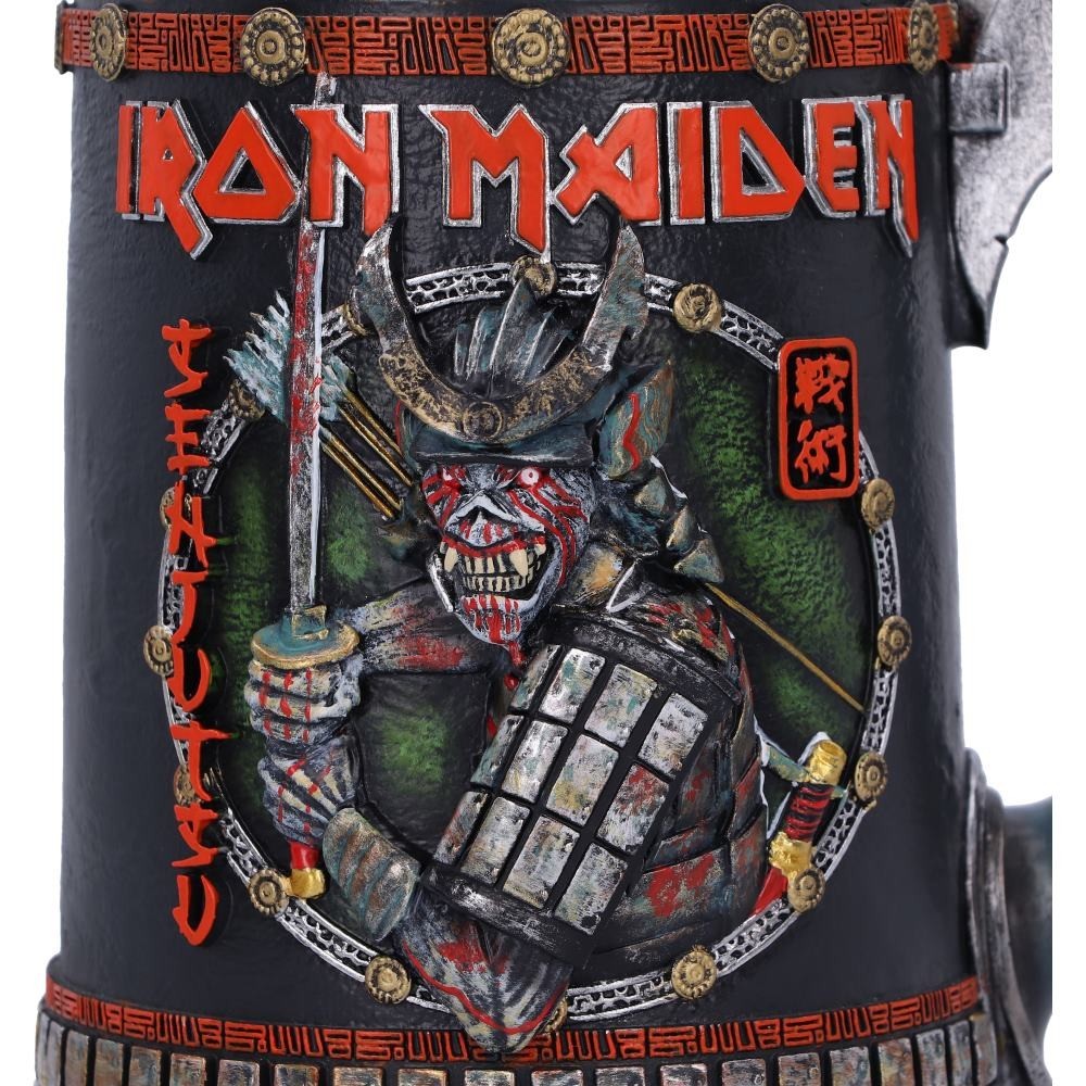 NEMESIS NOW IRON MAIDEN SENJUTSU TANKARD RESIN