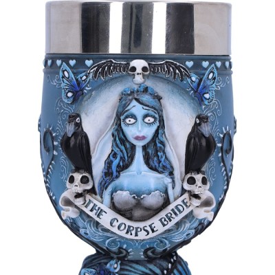 LA SPOSA CADAVERE EMILY GOBLET RESINA CALICE NEMESIS NOW