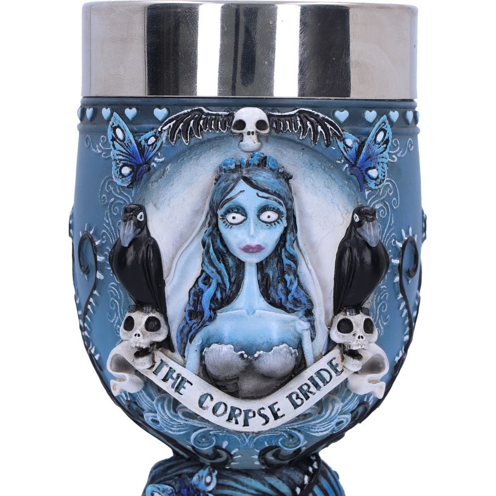 LA SPOSA CADAVERE EMILY GOBLET RESINA CALICE NEMESIS NOW