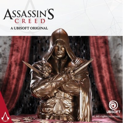 ASSASSIN'S CREED EZIO AUDITORE BUST FIGURE STATUA BUSTO NEMESIS NOW