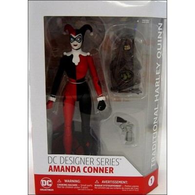 DC DESIGNERS SERIES CONNER TRADITIONAL HARLEY QUINN ACTION FIGURE DC COLLECTIBLES