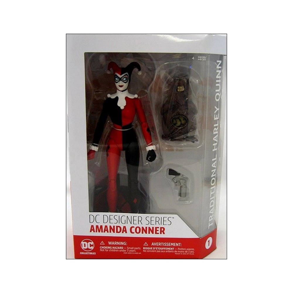 DC DESIGNERS SERIES CONNER TRADITIONAL HARLEY QUINN ACTION FIGURE DC COLLECTIBLES