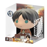 ATTACK ON TITAN ATTACCO DEI GIGANTI EREN CHIBI BANK SALVADANAIO FIGURE PLASTOY