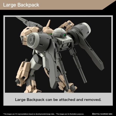 HIGH GRADE HG THE WITCH FROM MERCURY DEMI BARDING 1/144 MODEL KIT ACTION FIGURE BANDAI