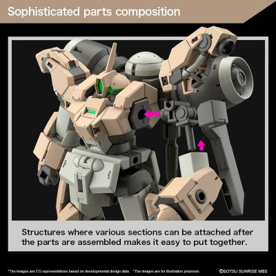 HIGH GRADE HG THE WITCH FROM MERCURY DEMI BARDING 1/144 MODEL KIT ACTION FIGURE BANDAI