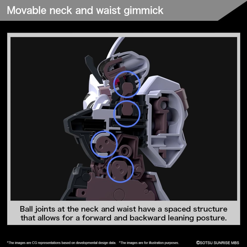 HIGH GRADE HG THE WITCH FROM MERCURY GUNDAM SCHWARZETTE 1/144 MODEL KIT ACTION FIGURE BANDAI